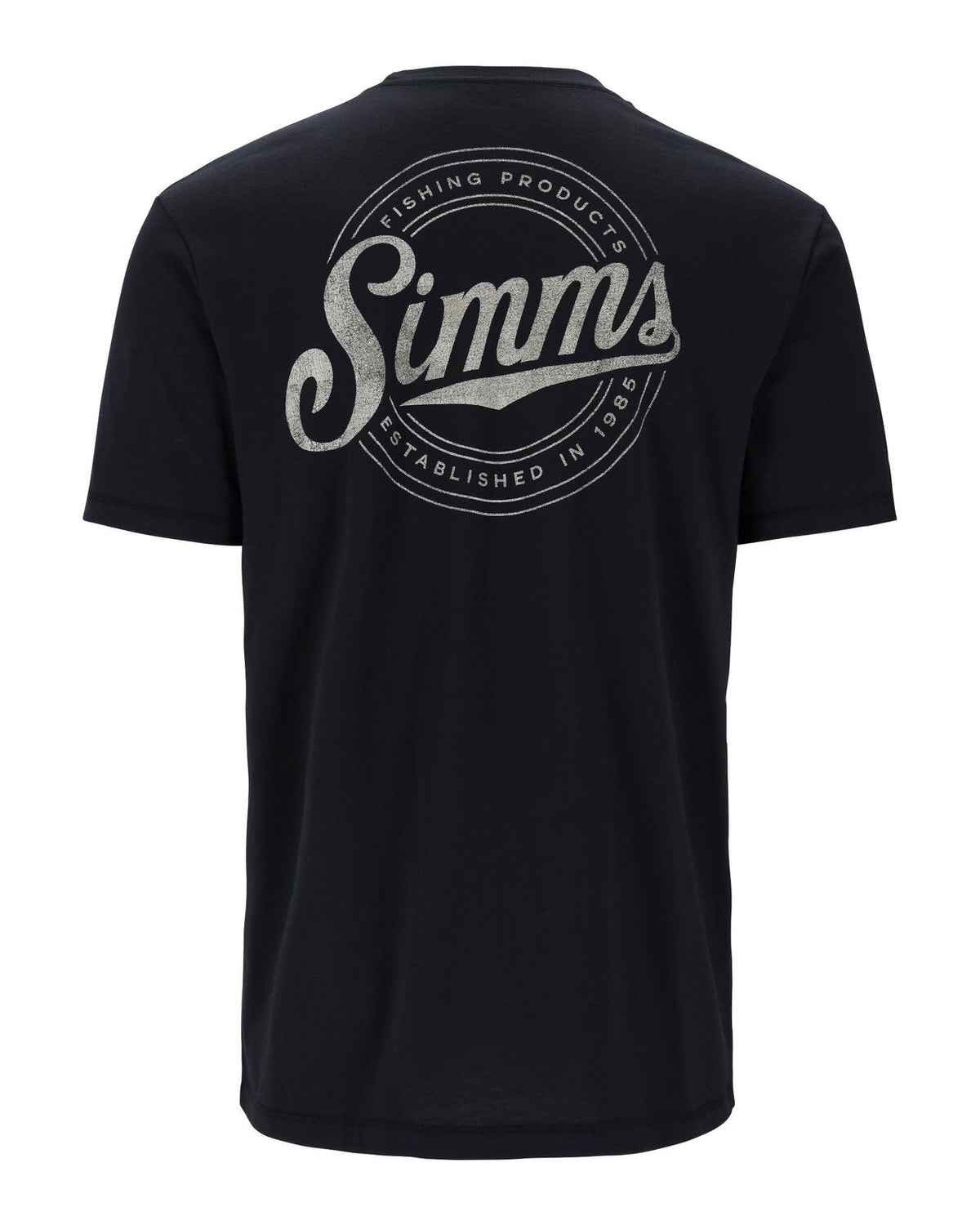 Simms Circle Lockup T-Shirt - Black