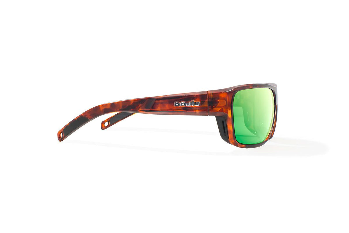 Bajio Rigolets - Glass - Brown Tort Gloss Green Mirror