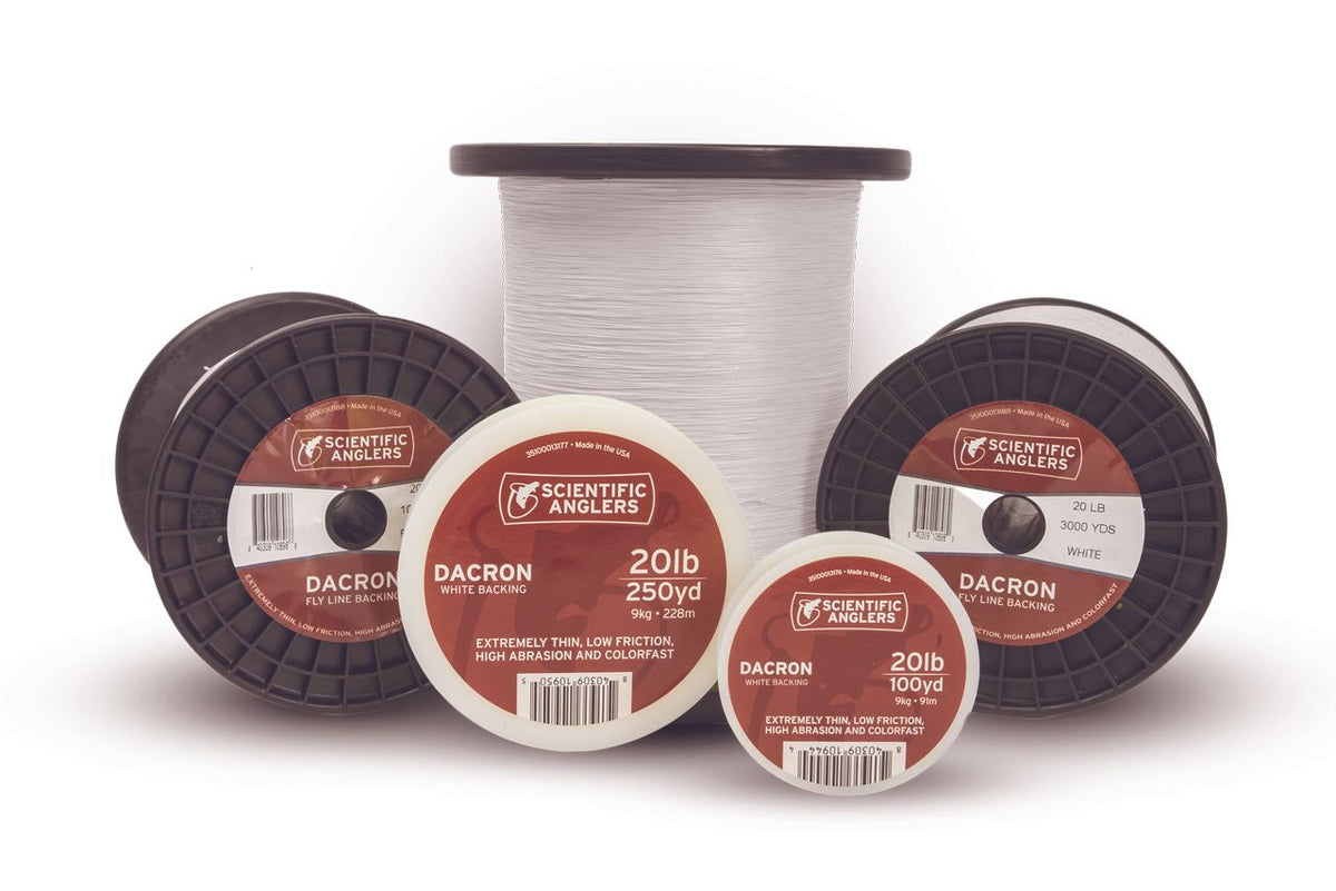 Scientific Anglers Dacron Backing White - White