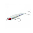 DUO Rough Trail Aomasa 188SF stickbait, silverfärgad med rött huvud och två krokar - effektiv för GT-fiske i tropikerna.