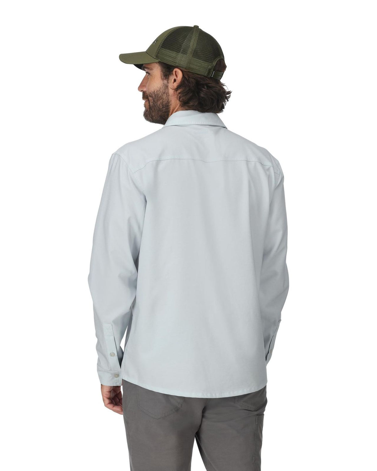Simms No-See-Um Bugstopper Shirt - Bimini Blue Heather