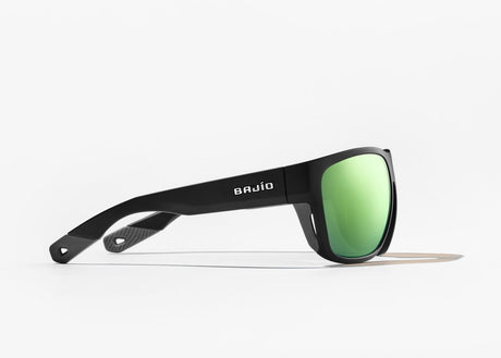 Bajio Las Rocas - Polycarbonate - Black Matte Green Mirror