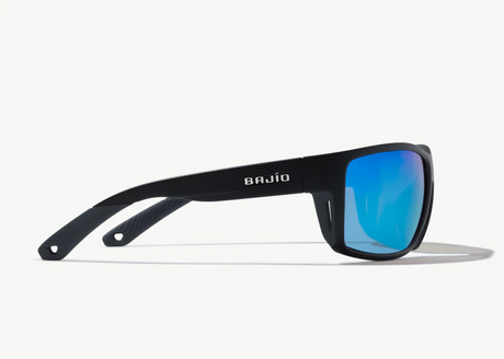 Bajio Bales Beach - Polycarbonate - Black Matte Blue Mirror