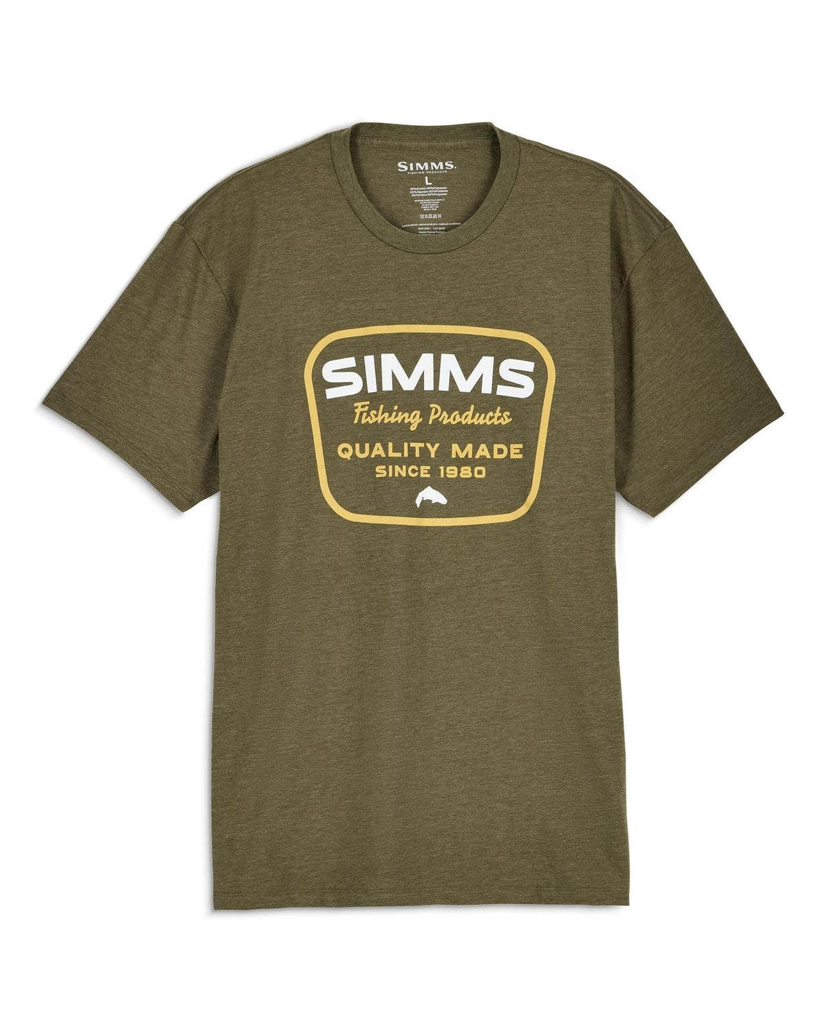 Simms Stamp Lock T-shirt - Military Heather