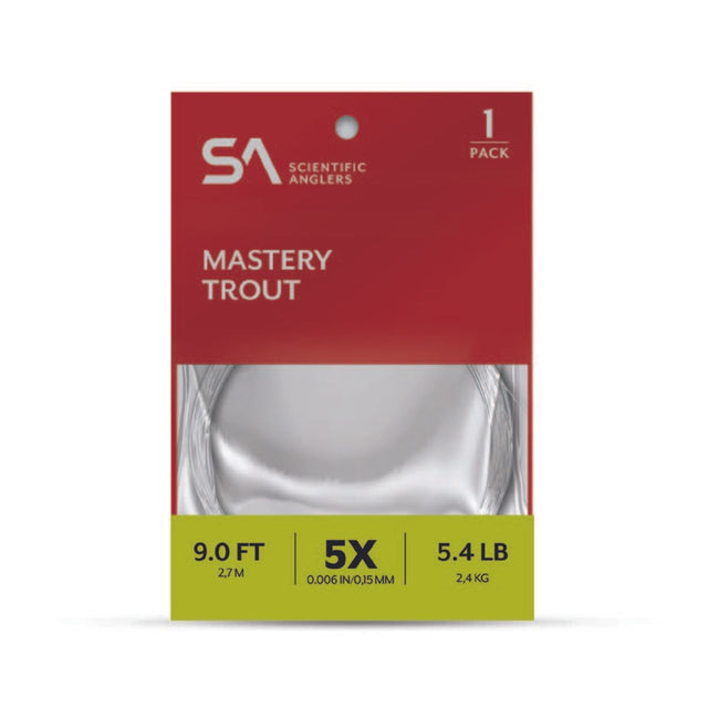Scientific Anglers Mastery Trout Leader 12' - Clear