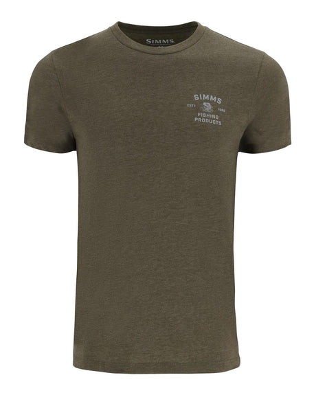 Simms Stacked Bass T-Shirt - Military Heather
